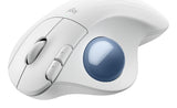 Logitech ERGO M575S Wireless Trackball Mouse - White