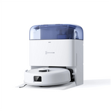 Ecovacs Robotic Vacuum Cleaner - DEEBOT mini BLUE - Wet&Dry - Li-ion - 3200 mAh - Dust capacity 1.8 L - 8000 Pa - White/Blue