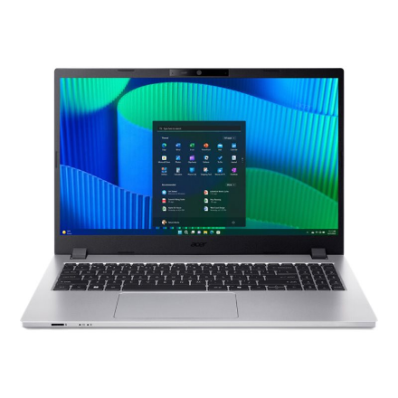 Acer TravelMate TMP215-55-TCO-59KD Silver - 15.6", IPS, QHD (2560x1440), Matte - Intel Core Ultra 5 120U - 16GB DDR4 - 512GB SSD - Intel Iris Xe Graphics - Wind...