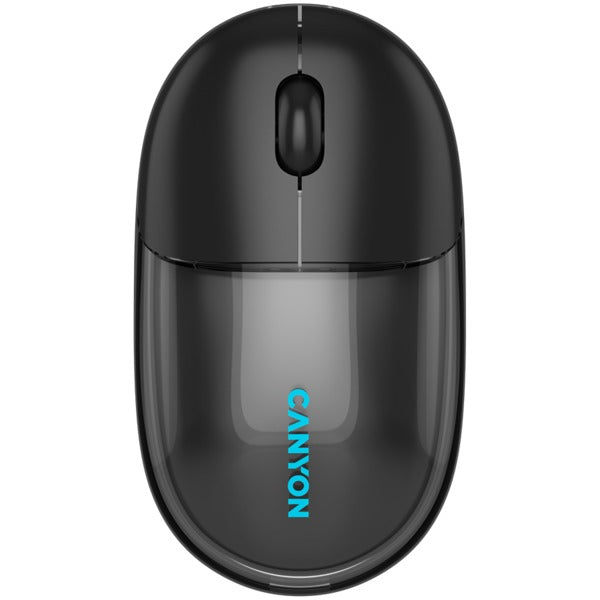 CANYON OnClick 24 BT/Wireless Mouse - Transparent/Black