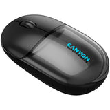 CANYON OnClick 24 BT/Wireless Mouse - Transparent/Black