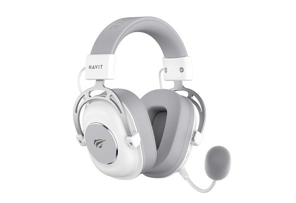 Havit H2002YG 2.4G Wireless Gaming Headset - White & Gray
