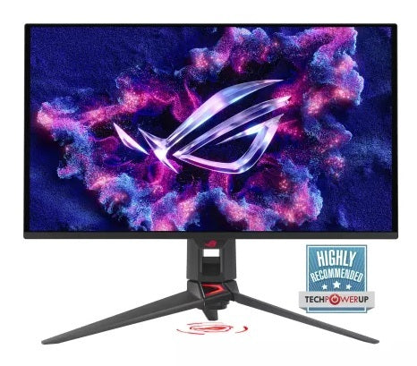 Asus ROG Swift OLED PG27UCDM gaming monitor ― 27-inch (26.5-inch viewable) 4K QD-OLED panel, 240Hz, 0.03ms (GTG), OLED Anti-Flicker 2.0, custom heatsink,...