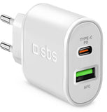 Savio LA-13 Universal AC Fast Charging Mobile Device Charger - White