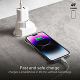 SBS 20W USB/USB-C Wall Charger - White