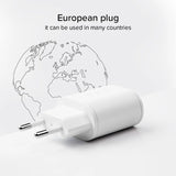 SBS 20W USB/USB-C Wall Charger - White