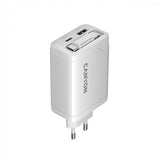 CANYON OnCharge 65RC USB-C 65W Charger with Built-In Cable - White