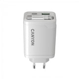 CANYON OnCharge 65RC USB-C 65W Charger with Built-In Cable - White