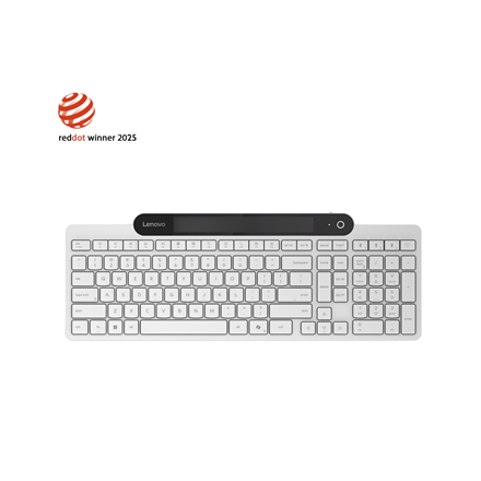 Lenovo 800 Self-Charging Bluetooth Keyboard - US English - White