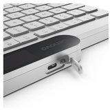 Lenovo 800 Self-Charging Bluetooth Keyboard - US English - White