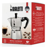 Bialetti Moka Express Moka cooking pot 0.2 L Aluminum, Black
