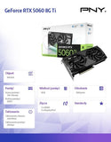 Graphic GeForce RTX 5060 Ti 8GB Graphics Card VCG5060T8DFXPB1