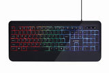 Gembird KB-UML-03 Wired Multimedia Keyboard - US Layout, Black