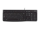 LOGITECH K120 Corded Keyboard - Black USB