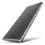 AXAGON HMC-KB USB-C 5Gbps Keyboard Hub with HDMI 4K/60Hz, PD 100W, microSD/SD, and 3x USB-A Ports