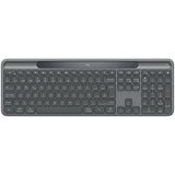 Logitech Signature Slim Solar+ Wireless Keyboard K980, Graphite (US)