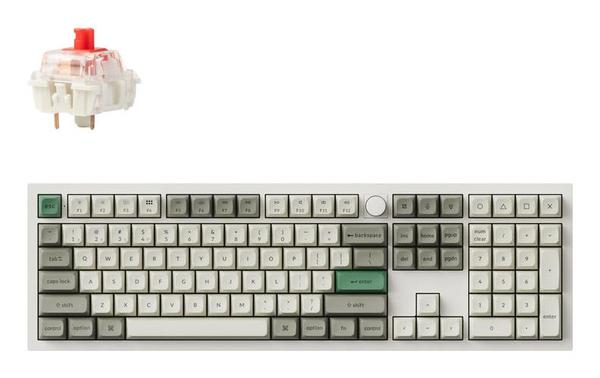 Keychron Q6 Max Wireless RGB Mechanical Keyboard - Shell White (Q6M-P1)