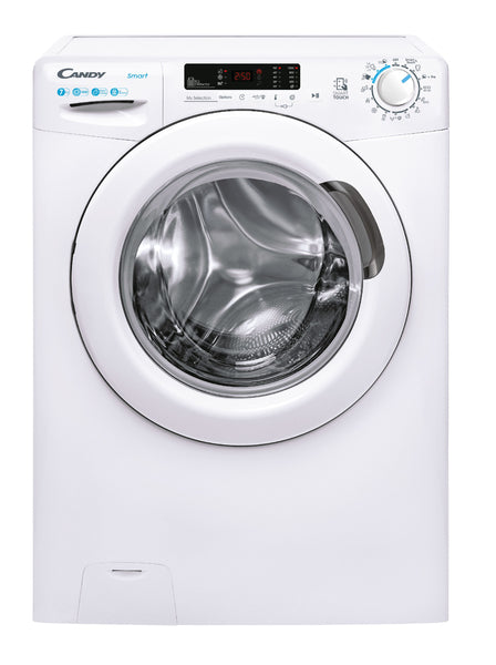 CANDY CS 1072DE/1-S Washing Machine, 7kg, 1000 RPM, Depth 45.5 cm, Energy Class D