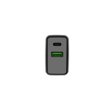 NATEC Ribera 20W USB-A + USB-C Power Delivery Wall Charger - Black