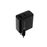 NATEC Ribera GaN 45W USB-A + USB-C Power Delivery Charger - Black