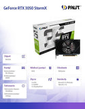 PALIT GeForce RTX 3050 StormX 6GB GDDR6 Graphics Card