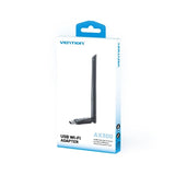 Vention AX300 USB Wi-Fi 6 Network Adapter 2.4GHz Black