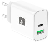 Techly IPW-USB-30WACG Universal AC Fast Charger for Mobile Devices - White