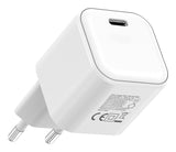 Techly IPW-USB-G65C Universal 65W USB-C Fast Wall Charger - White
