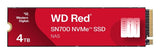 SSD-SANDISK-5100xTBW rating-MTBF 1750000 h-Read speed 3400 MB/s-Write speed 3100 MB/s-NVMe Yes-PCI Express 3.0-M.2-4000 GB-POWERED BY SANDISK-Red...
