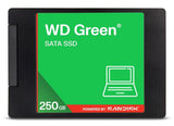 SSD-SANDISK-Green-POWERED BY SANDISK-250 GB-Serial ATA III-Read speed 545 MB/s-2.5"-WDS250G5G0A