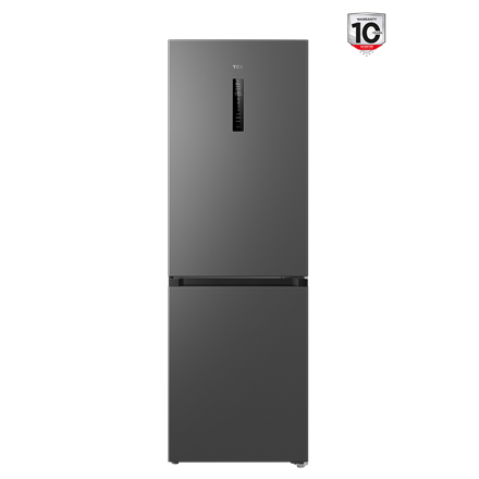 TCL RP340BSD1 No Frost Combi Refrigerator - 185cm Height, 223L Fridge, D Energy Class