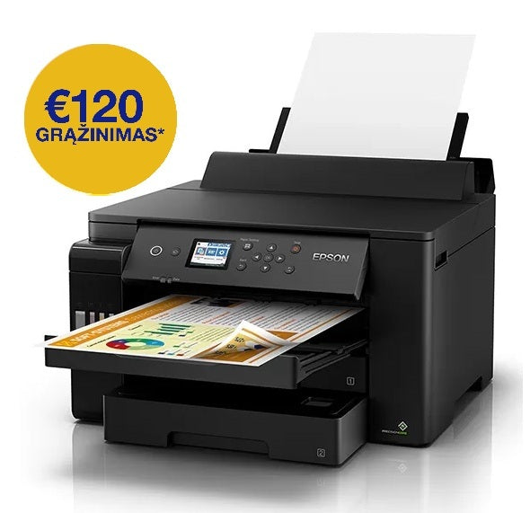 Epson EcoTank L11160 Inkjet Color Photo Printer - Wi-Fi - A3+ - Black