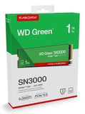 Western Digital Green SN3000 1TB NVMe M.2 PCIe Gen4 SSD