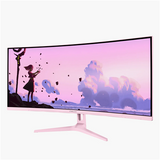 Arozzi - Nova - 34 " - VA - UWQHD - 21:9 - 165 Hz - 1 ms - 3440 x 1440 pixels - 350 cd/m² - HDMI ports quantity 2 - Pink