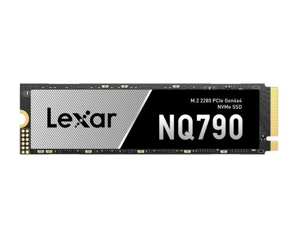 Lexar SSD - LNQ790X512G-RNNNG - 512 GB - SSD form factor M.2 - Solid-state drive interface PCIe Gen 4X4, NVMe - Read speed 6400 MB/s - Write speed 2900 MB/s