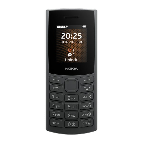 Nokia 105 4G TA-1691 DS EU_NOR Charcoal Feature Phone