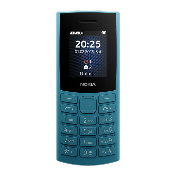 Nokia 105 4G TA-1691 DS Feature Phone - Ocean Blue