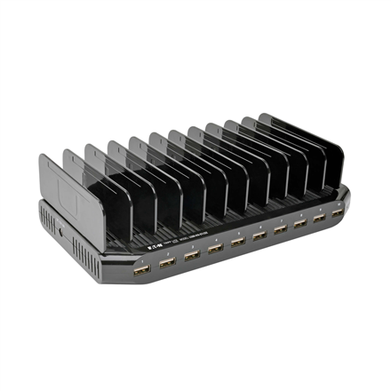 Tripp Lite 10-Port USB Charging Station with Adjustable Storage - U280-010-ST-CEE