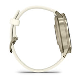 Garmin Venu 4 Smart Watch 41mm Moon Gold with Bone Silicone Band