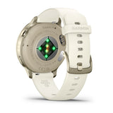 Garmin Venu 4 Smart Watch 41mm Moon Gold with Bone Silicone Band