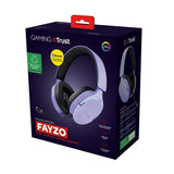Trust GXT 491P FAYZO Handsfree Wired & Wireless With Bow For Gaming USB Type A Bluetooth Black, Purple