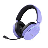 Trust GXT 491P FAYZO Handsfree Wired & Wireless With Bow For Gaming USB Type A Bluetooth Black, Purple