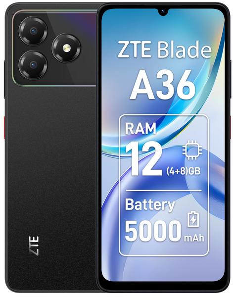 MOBILE ZTE Blade A36 4GB/64GB Black Smartphone