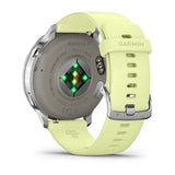 Garmin Venu 4 Smartwatch 45mm Silver with Lemon Silicone Band