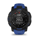 Instinct 3 – 45mm AMOLED GPS Smartwatch with Bolt Blue/Black Silicone Band