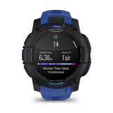 Instinct 3 – 45mm AMOLED GPS Smartwatch with Bolt Blue/Black Silicone Band