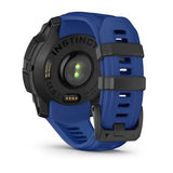 Instinct 3 – 45mm AMOLED GPS Smartwatch with Bolt Blue/Black Silicone Band