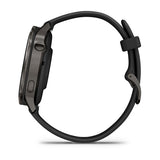 Garmin Venu 4 Smartwatch, 41mm, Slate with Black Silicone Strap