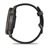 Garmin Venu 4 GPS Smartwatch, 45mm, Slate with Black Silicone Strap