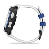 Instinct 3 - 45 mm Solar Whitestone and bolt blue silicone band